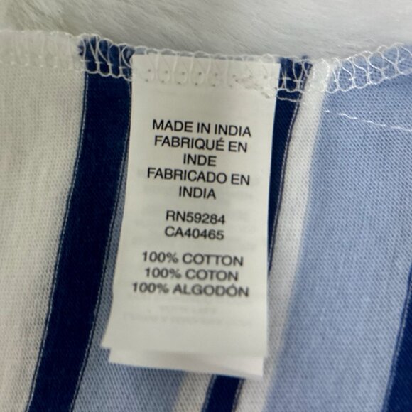 The Children’s Place Boys Blue & White Striped Polo Shirt - Picture 6 of 7